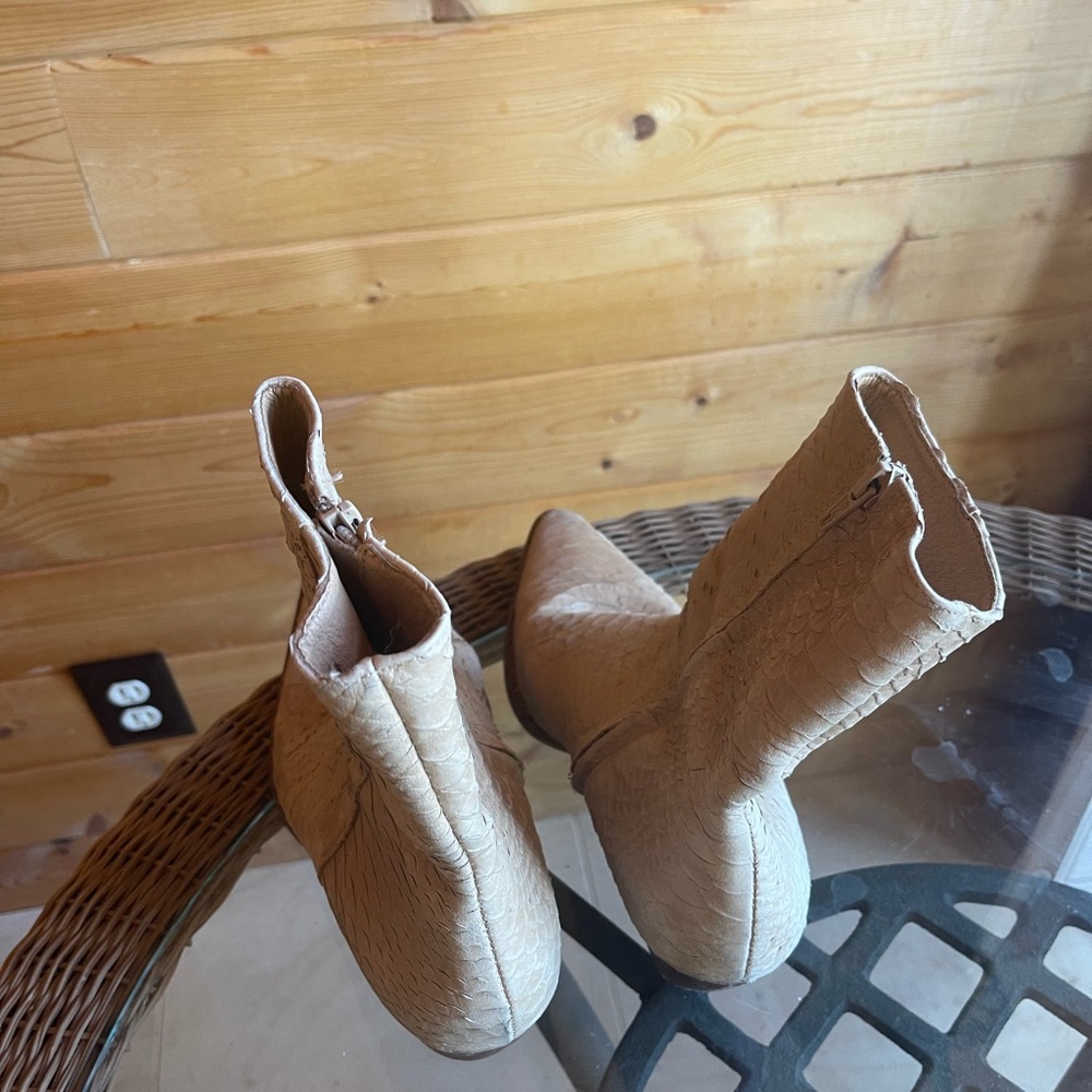 Matisse Caty snakeskin boot